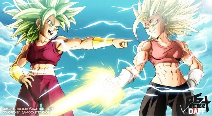 Avatar of Kefla vs. Majin Bra
