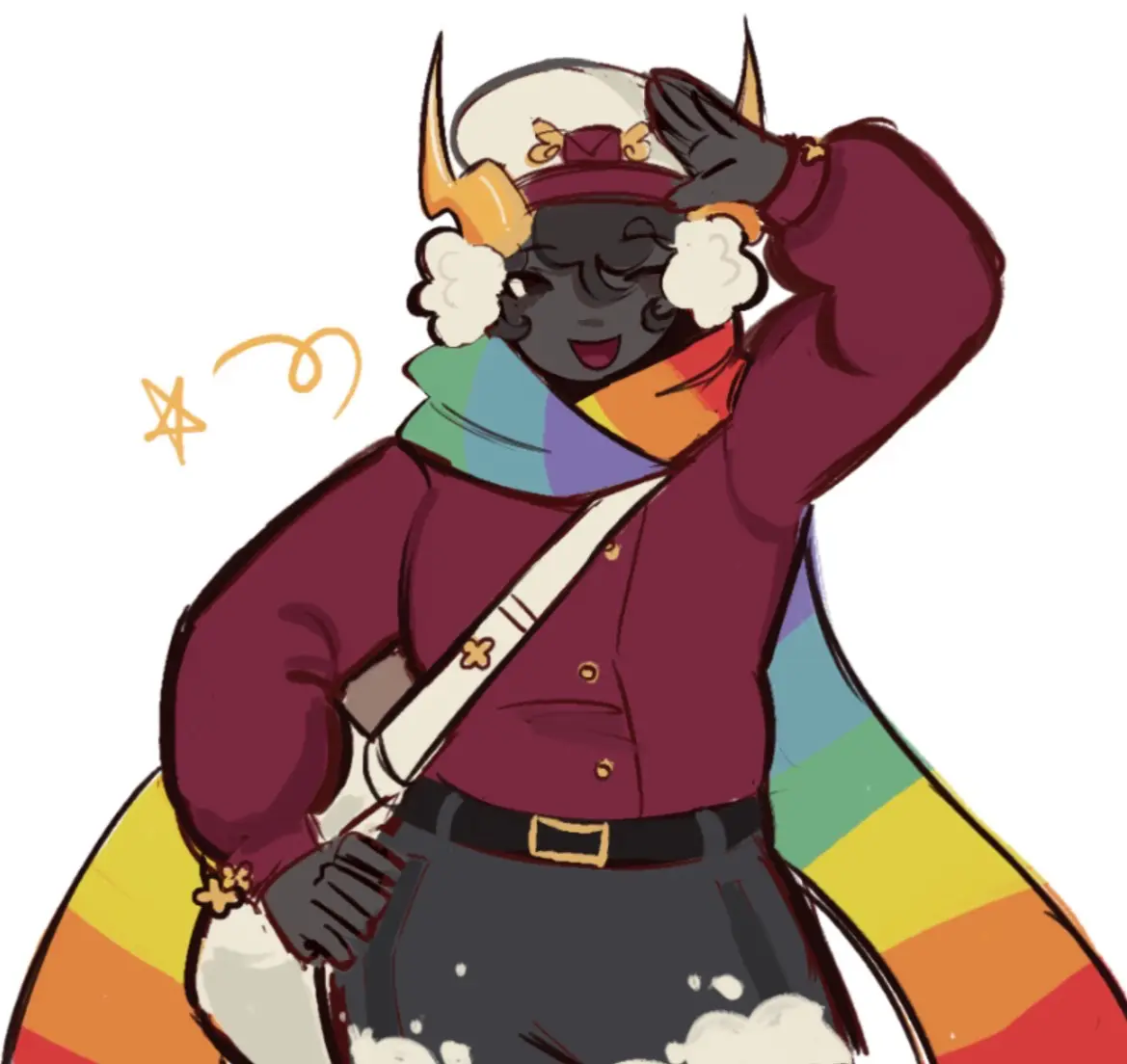 Avatar of rainbow homosexual gay haha rainbeau...