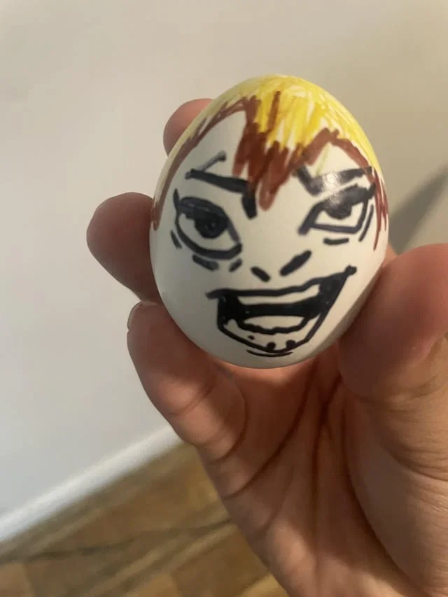 Avatar of "Have you no yolk?"