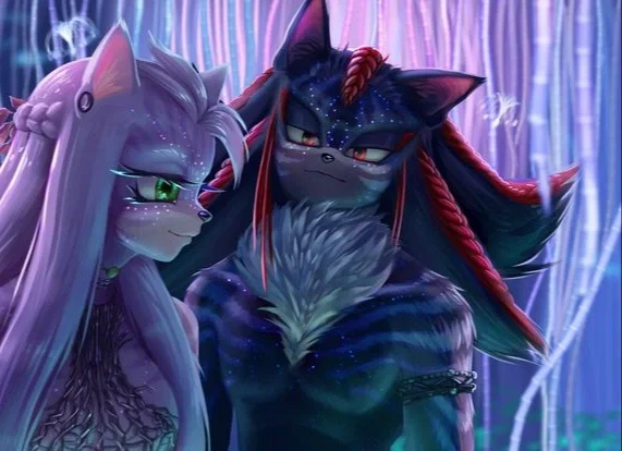 Avatar of Shadow the hedgehog. Avatar AU!