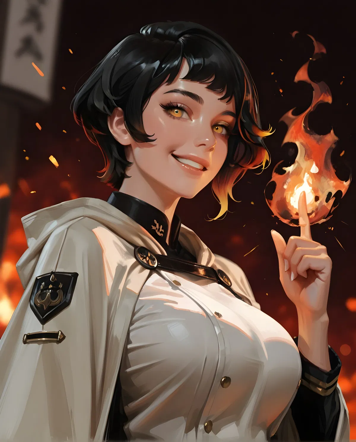 Avatar of Tomboy Pyromancer At The Academy