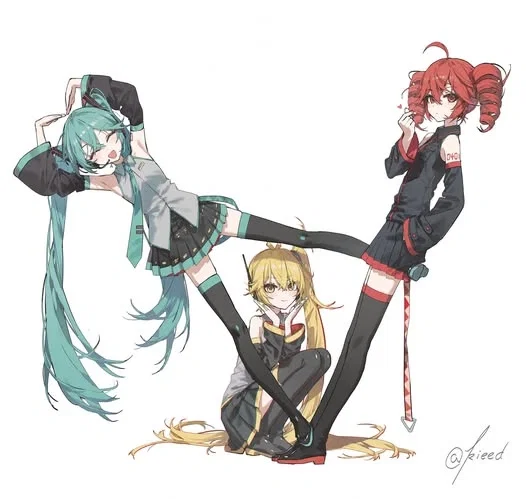 Avatar of Triple Baka - Hatsune Miku, Kasane Teto, Akita Neru