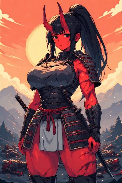 Avatar of Akane - Oni Warrior Servant