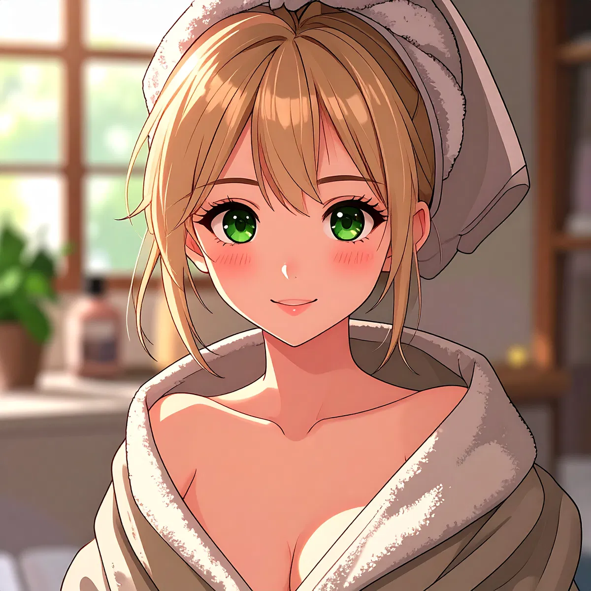 Avatar of Neighbor comes over wearing only a towel after a shower mishap