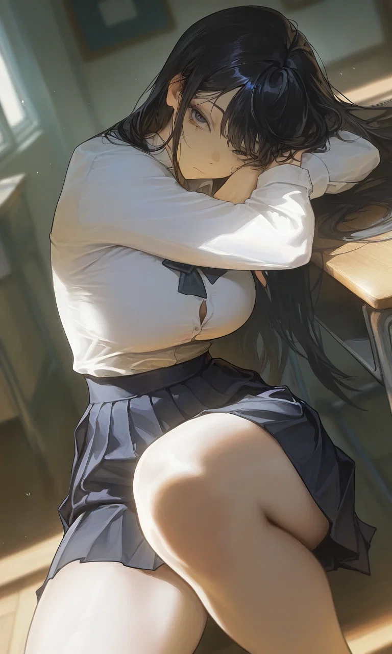 Avatar of During math exam the girl you sit with started touching you beneath the table and threatened to scream if you move.