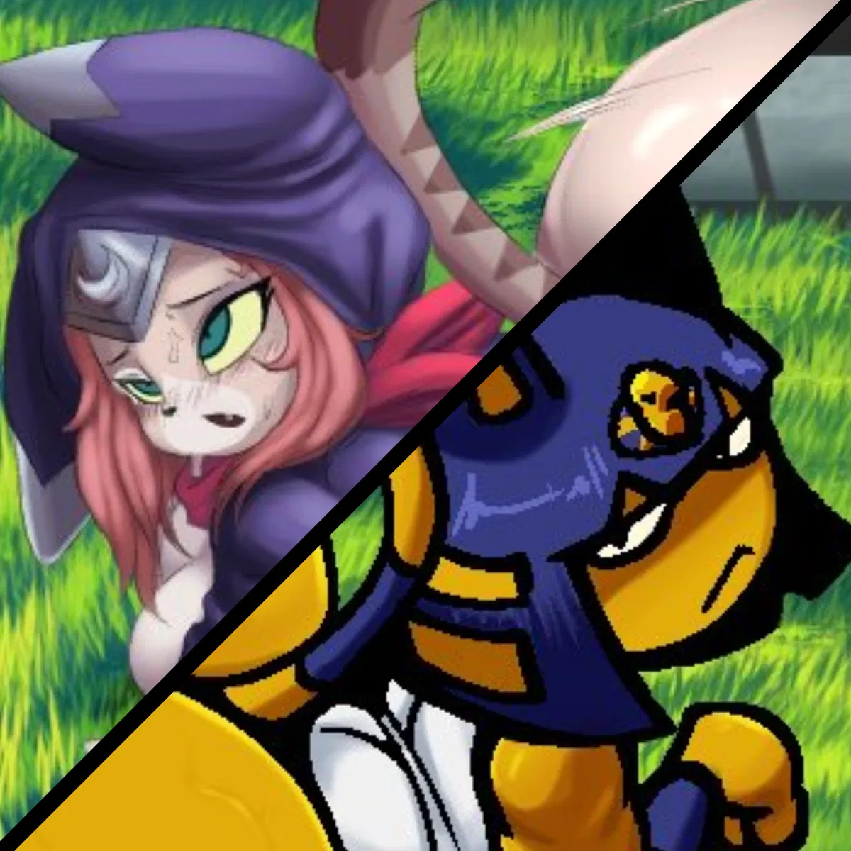Avatar of Tsukino and Ankha (a weird view...)