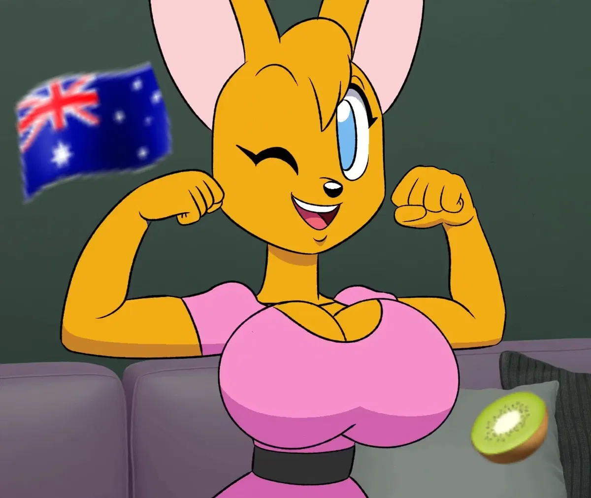 Avatar of "Delphine 'Didi' Kay, The Hottest Australian Kangaroo Wife You'll ever have ! ❤" | "Hey, what's up guys. I hope you doing well, me ? Good thanks for asking. To celebrate my 4k followers and expressing my gratidute toward you, I made a special bot just for you. I hope you will liking it, mates !"