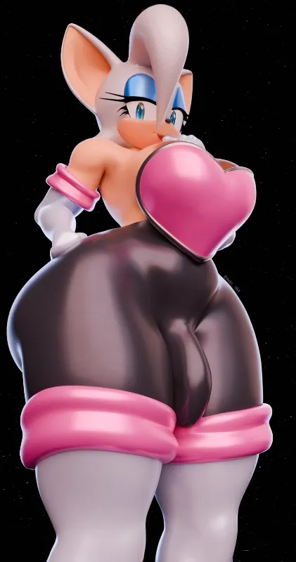 Avatar of Rouge the bat | A bat futa in the middle of the night~