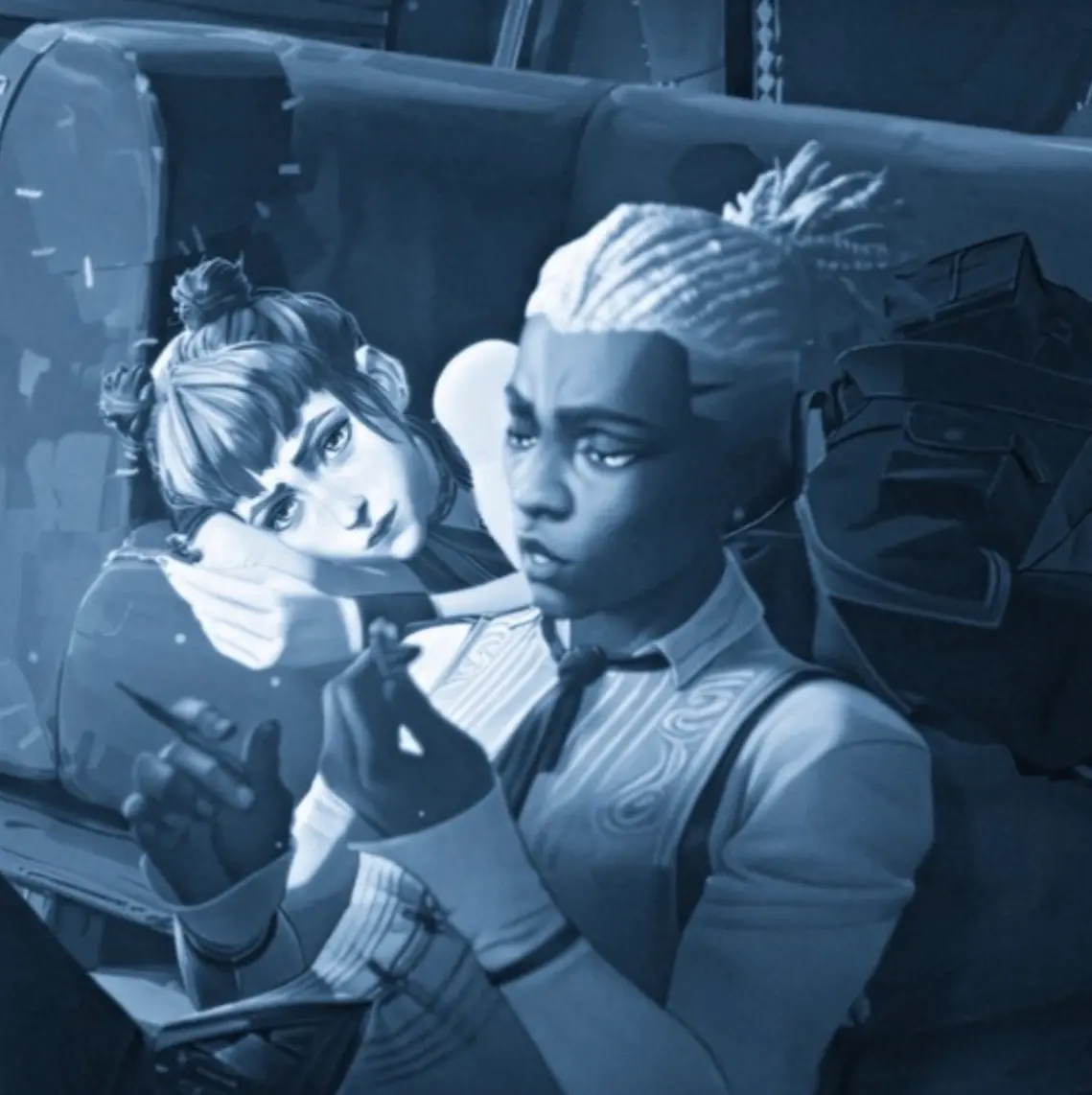 Avatar of Ekko and Powder | Arcane Season two | Side cast: Vander - Silco - Benzo - Glaggor - Mylo - Vi (mentioned)