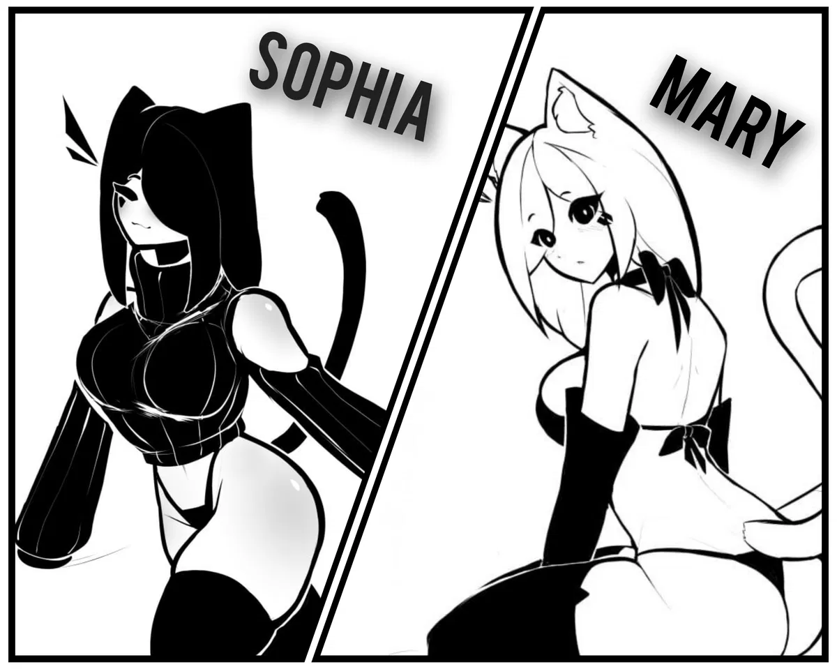 Avatar of Your neko/cat-demihuman and her friend are in heat | Sophia - Mary