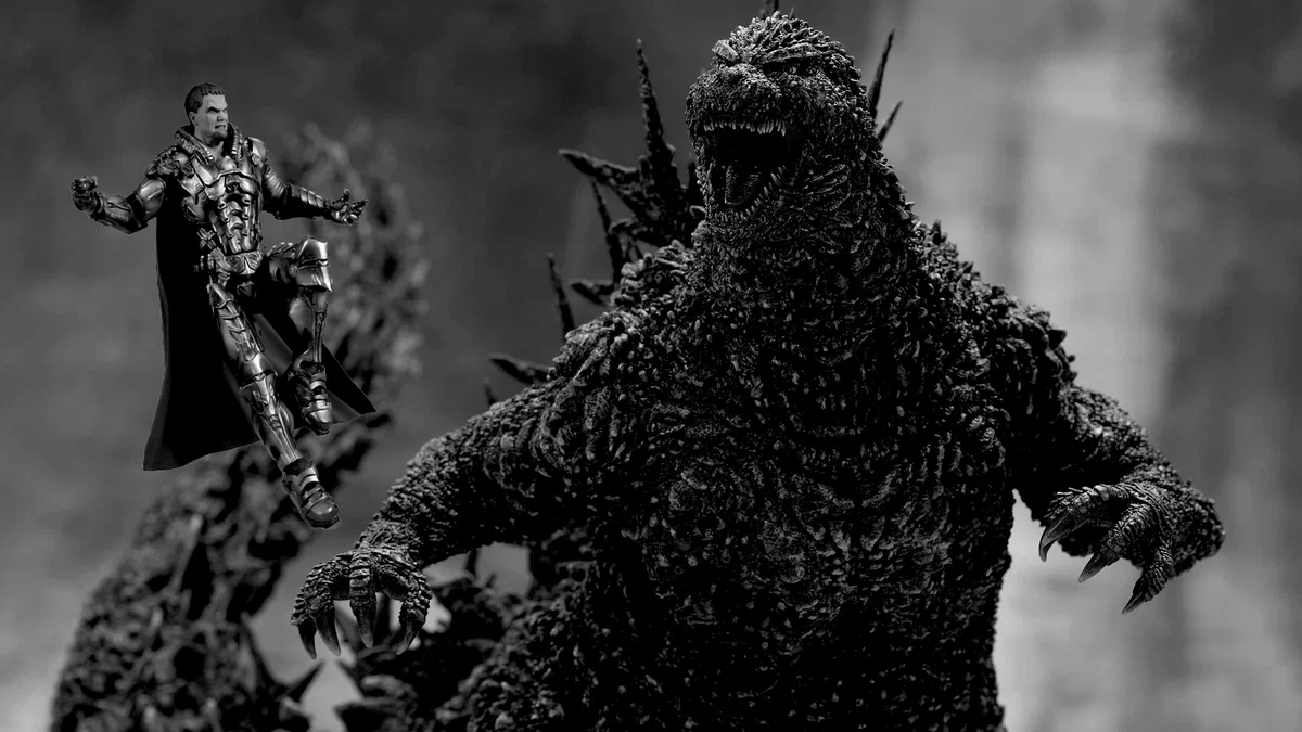 Avatar of Godzilla Minus One vs General Zod (Man of steel)