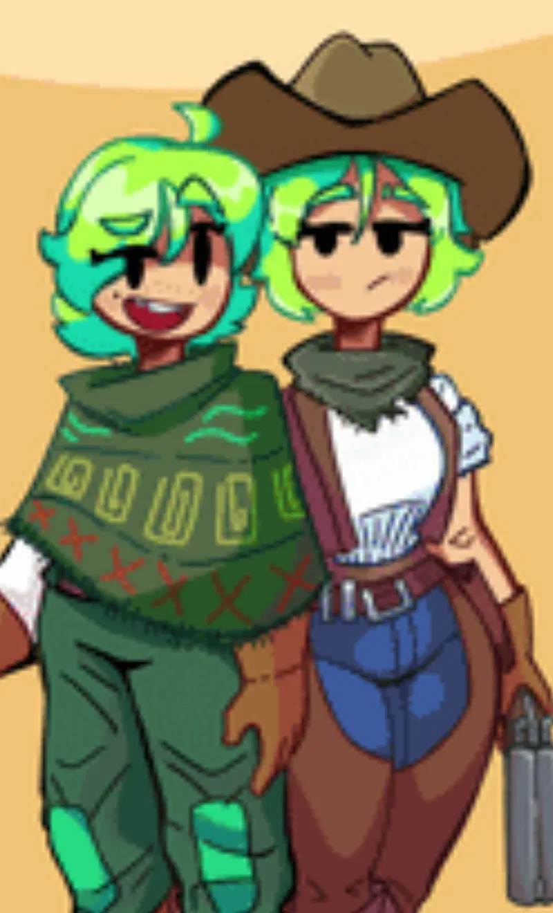 Avatar of Penelopea and Peatey! (Human Split-Pea duo) [Plants Vs Zombies]