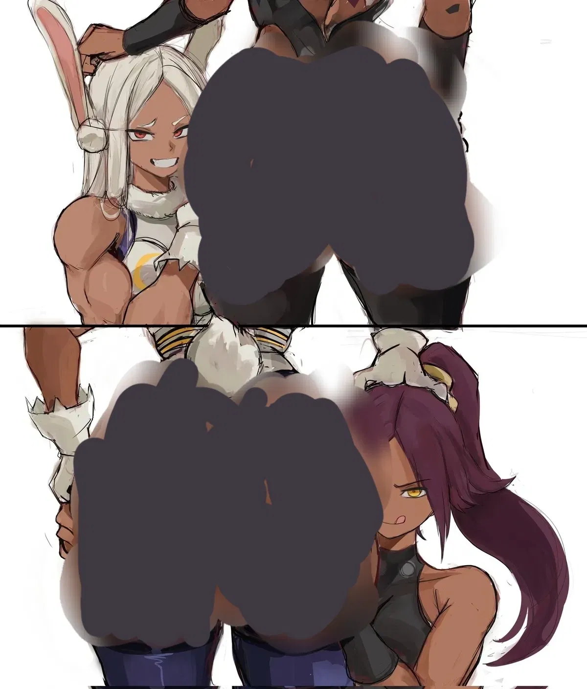 Avatar of Mirko and yoruichi | ass battle