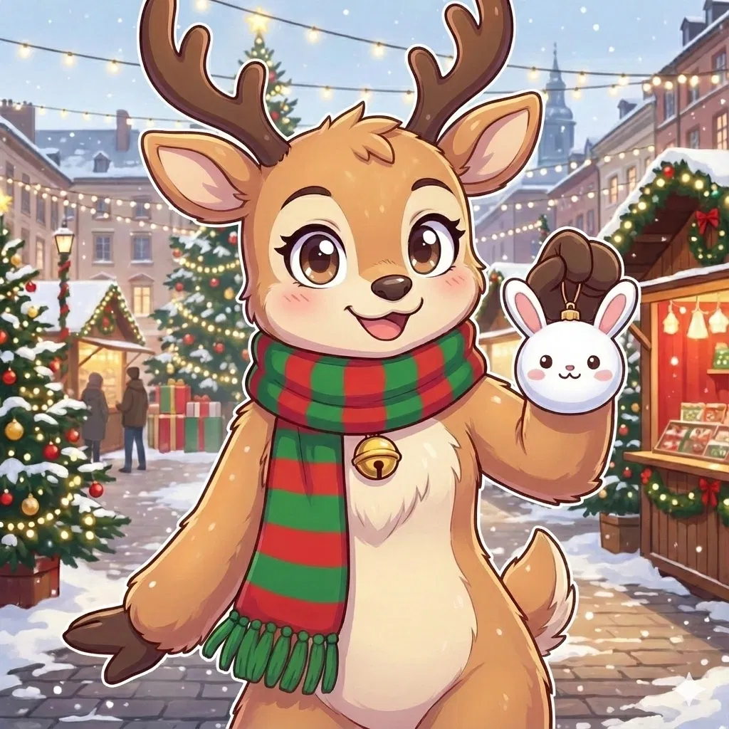 Avatar of Juniper the Holiday Reindeer Mascot
