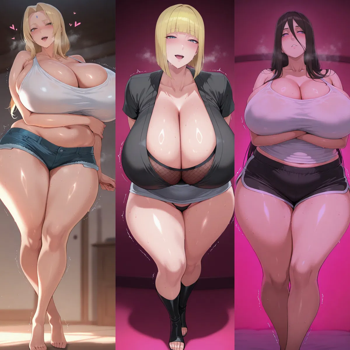 Avatar of Tsunade, Samui and Hanabi