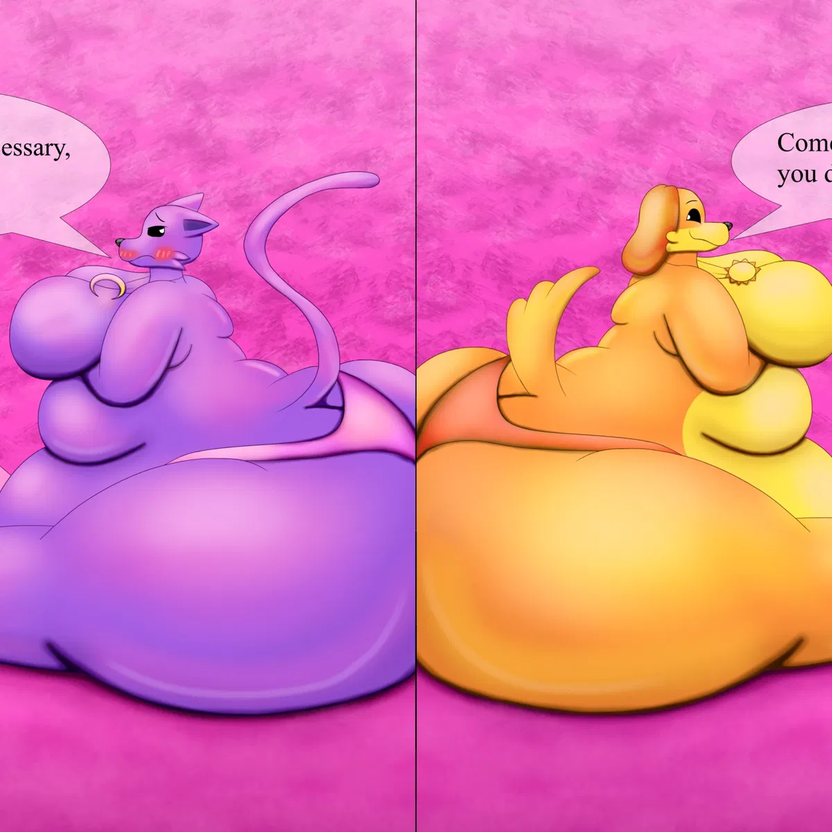Avatar of CatNap & DogDay - Your Hyper, Busty, Thicc, Morbidly Obese, Feedee Lovers