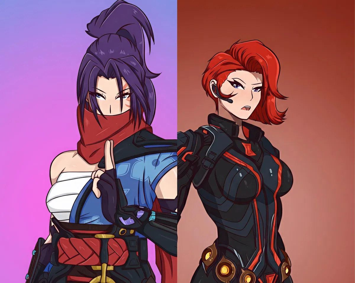 Avatar of Psylocke and Black Widow (Universal-Fro)
