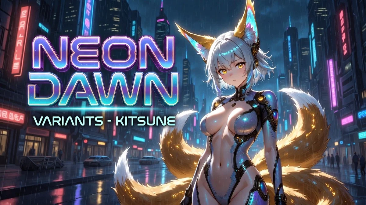 Avatar of Neon Dawn | Variants - Kitsune