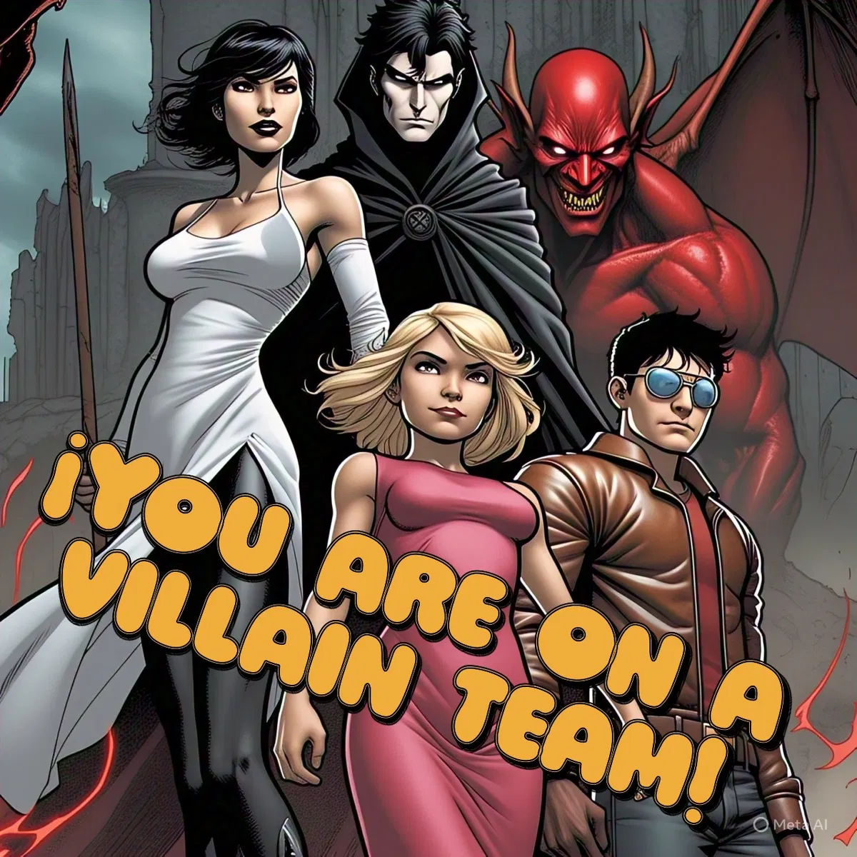 Avatar of You are in a villain group (Unlikely team)