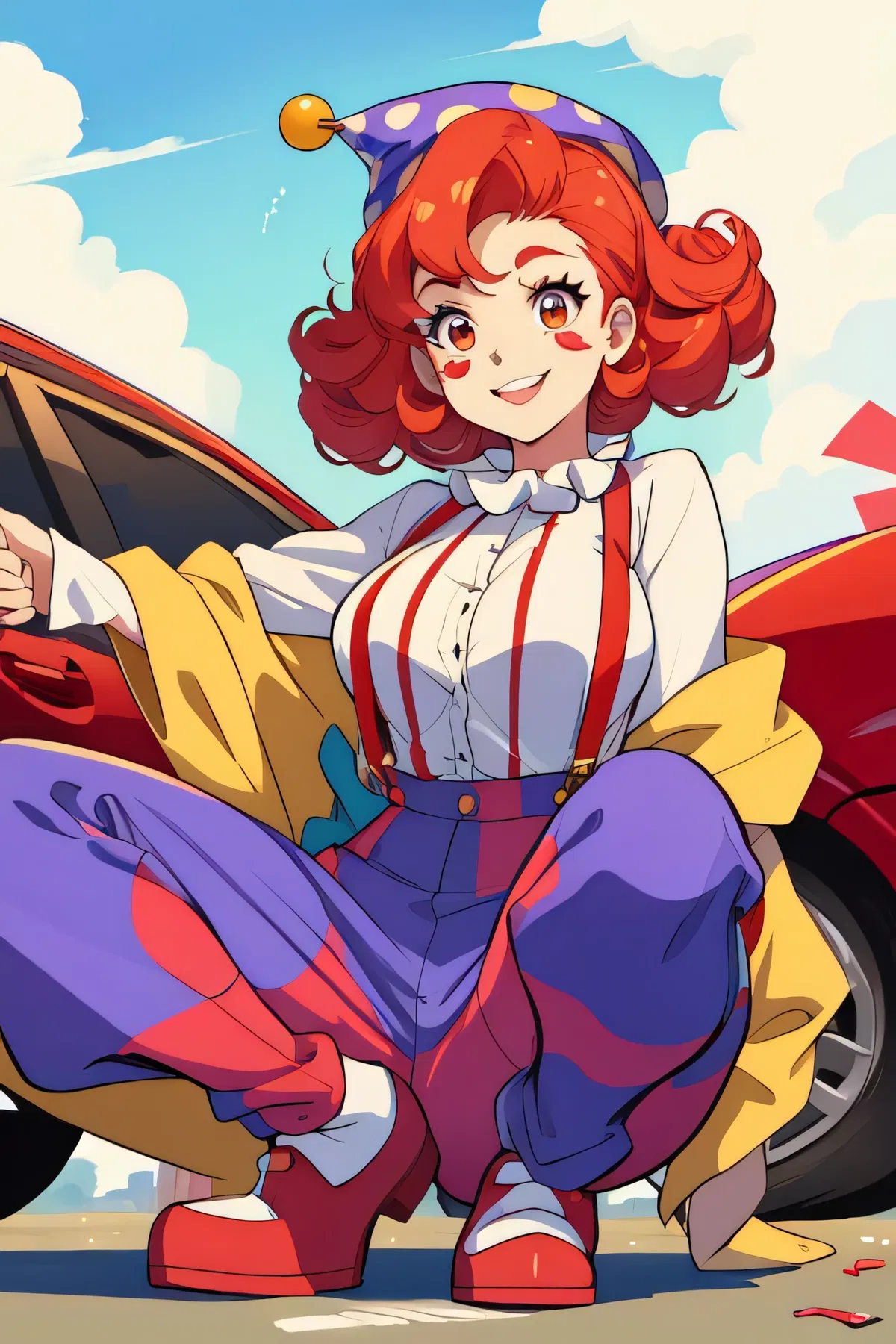 Avatar of Suzie Clown hits your car