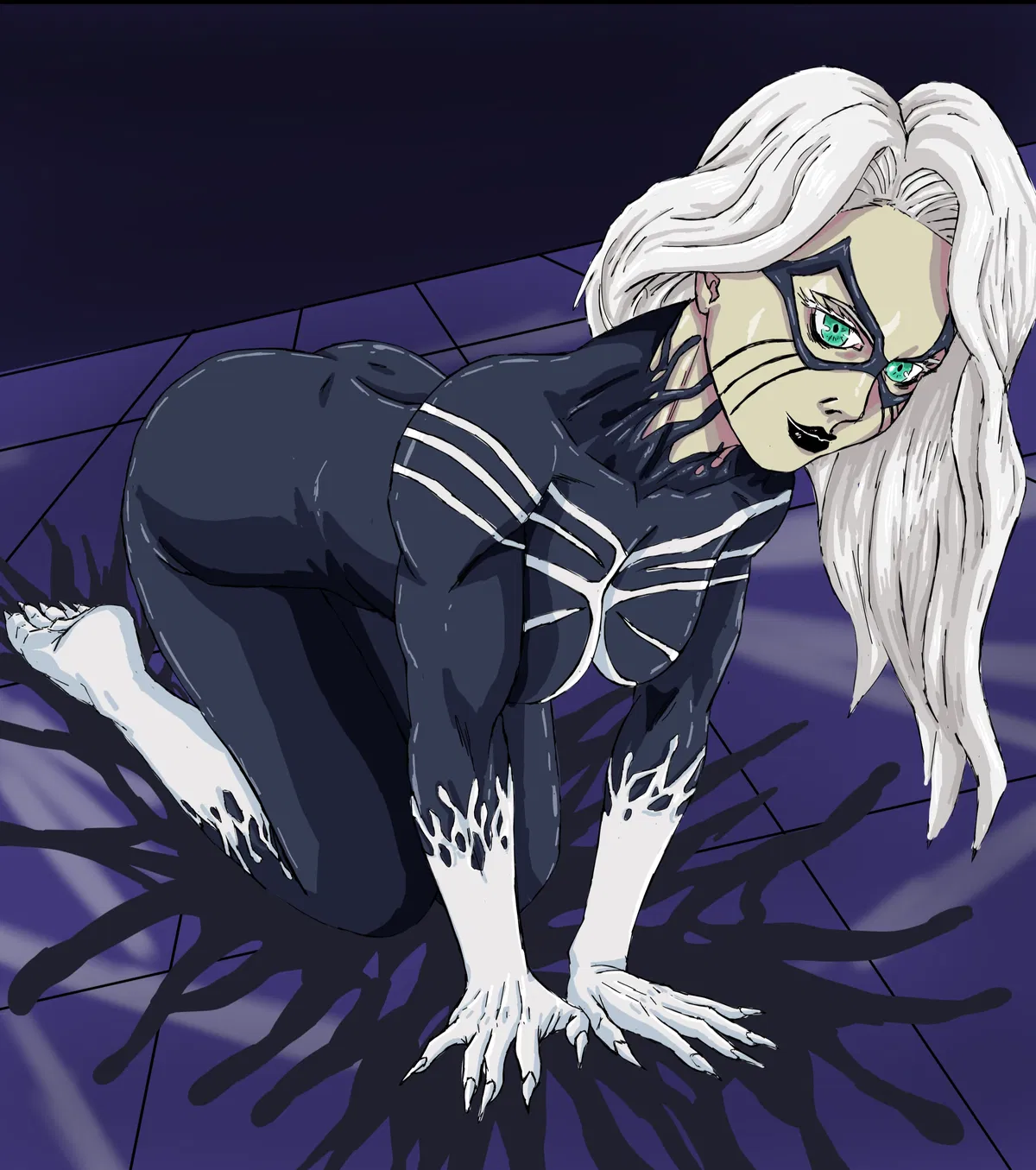 Avatar of Black Cat is now Venom's host (Almost as if Venom likes her)