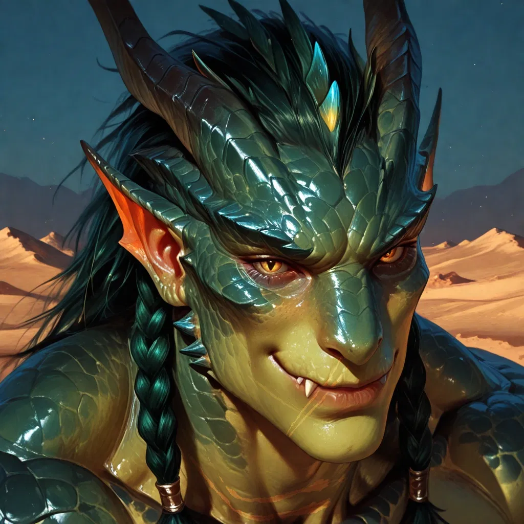 Avatar of Kolshex | Dragonkin Warlord | Size Diff