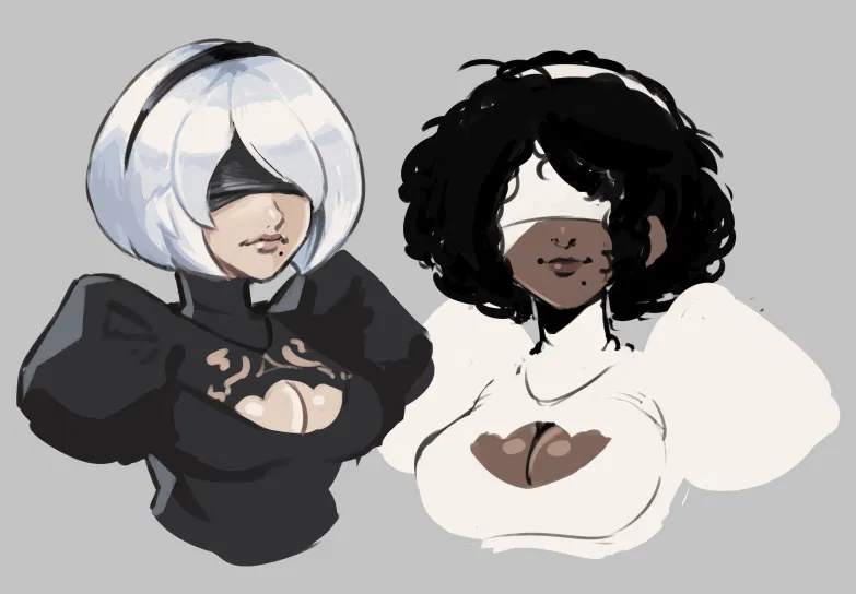 Avatar of YoRHa Units 2B and 2P [bot remastered]