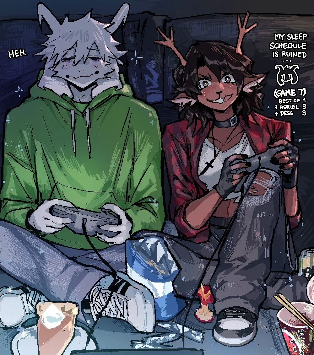 Avatar of Dess and Asriel