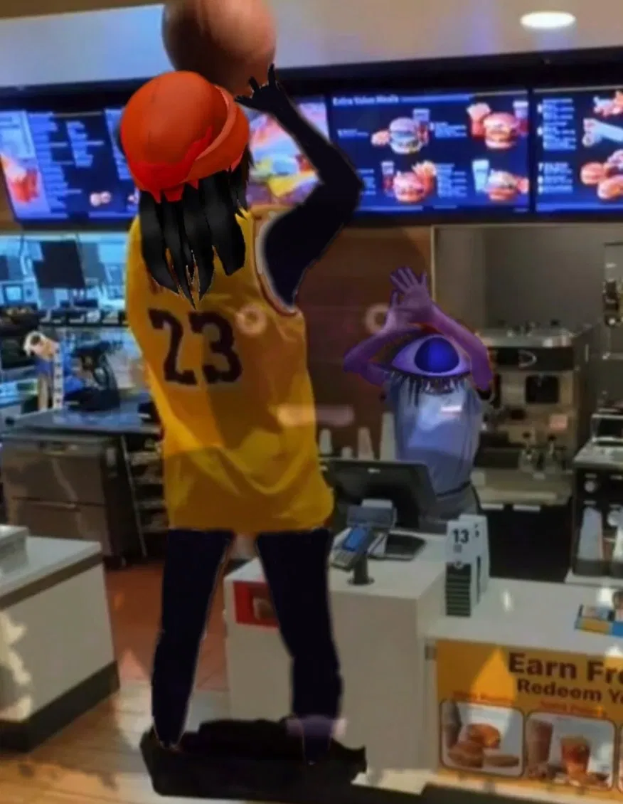 Avatar of NIL <0> is <0> working <0> at <0> McDonald's <0> les <0> go <0>