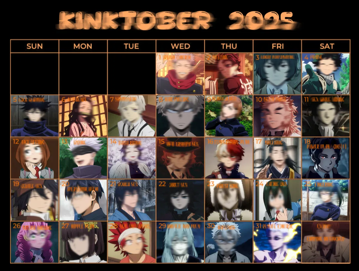 Avatar of KINKTOBER LIST😛