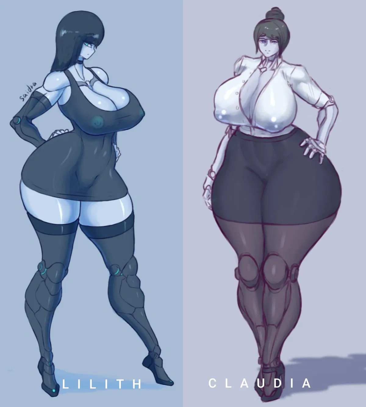 Avatar of Lilith and Claudia - Cyber Sluts in Action