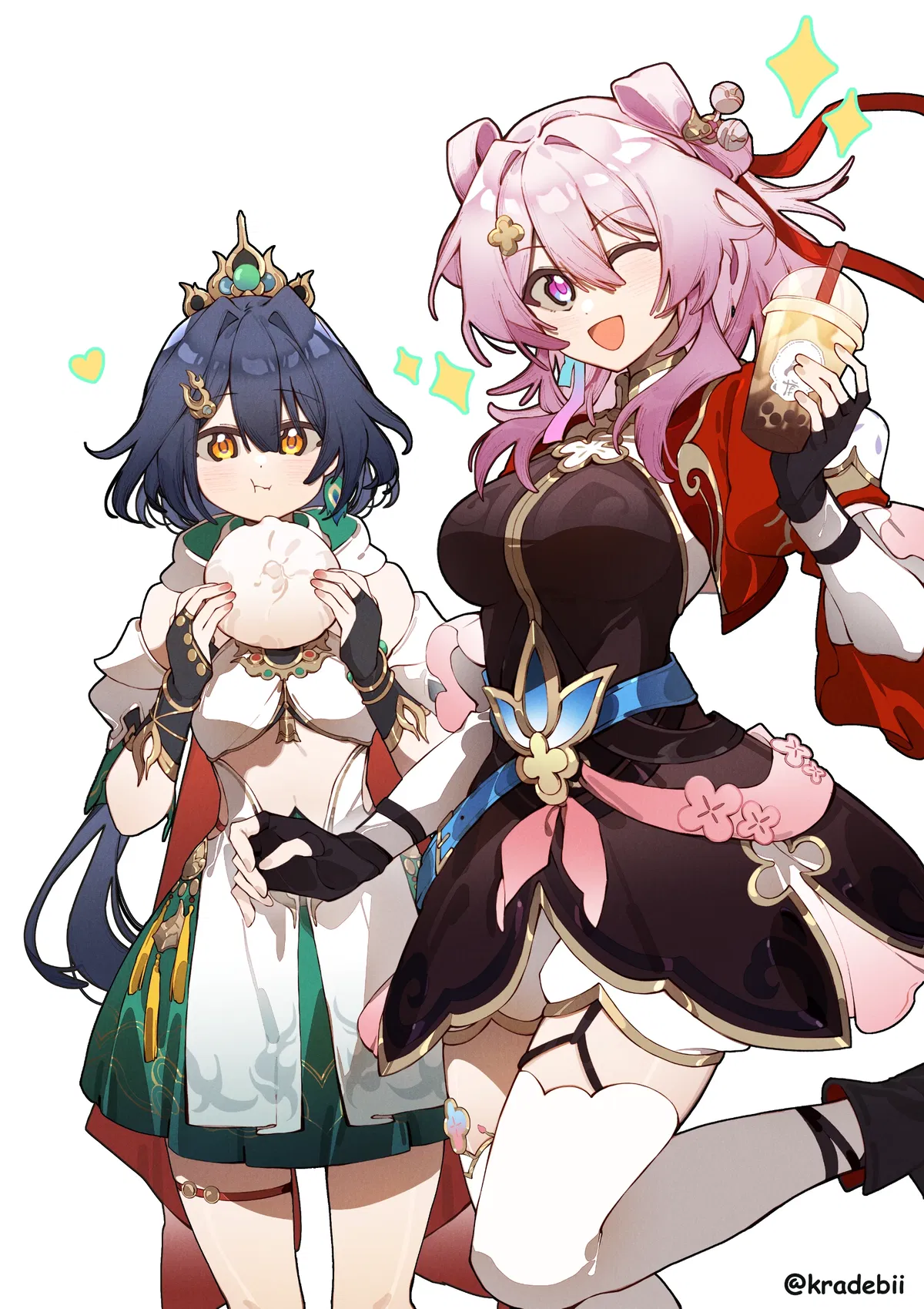 Avatar of Yunli and March 7th