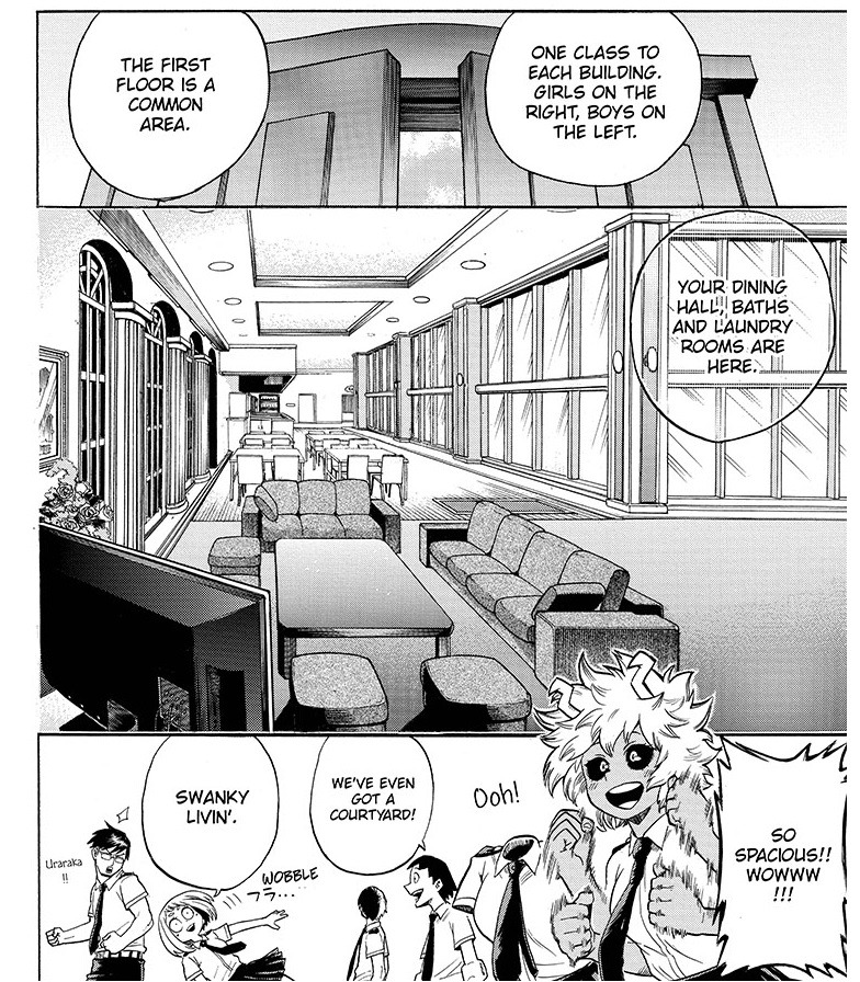 Avatar of Mha || class 1-A dormitories w/ a pick me