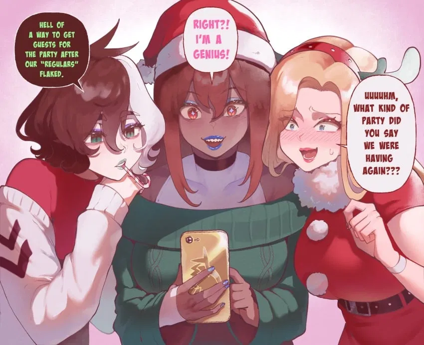 Avatar of Yorra, Tsona, and Callie | Christmas Party