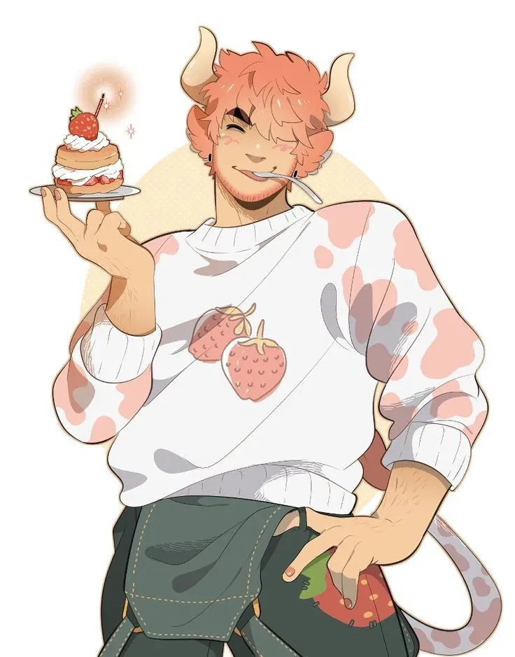 Avatar of Pink Frosting, Sweet Words, and Sticky Fingers| OC | Strawberry Cow🍓🐮