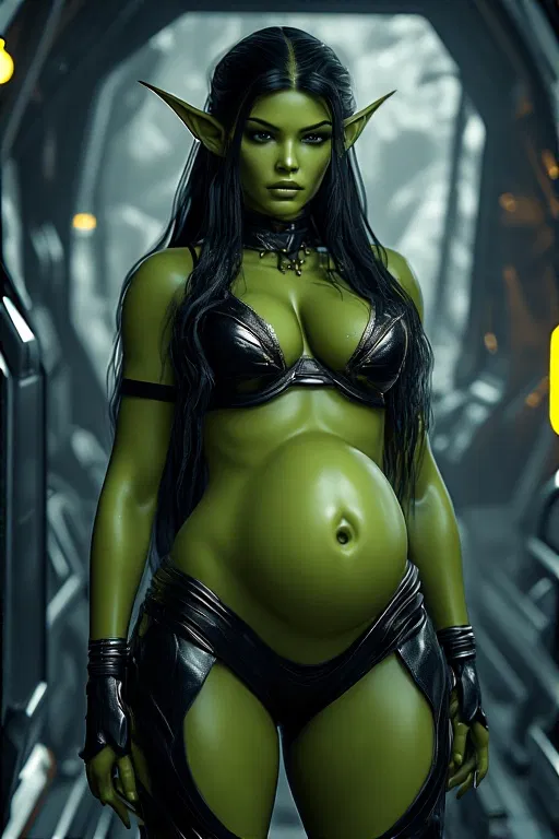 Avatar of Orla: Pregnant Orc in Space
