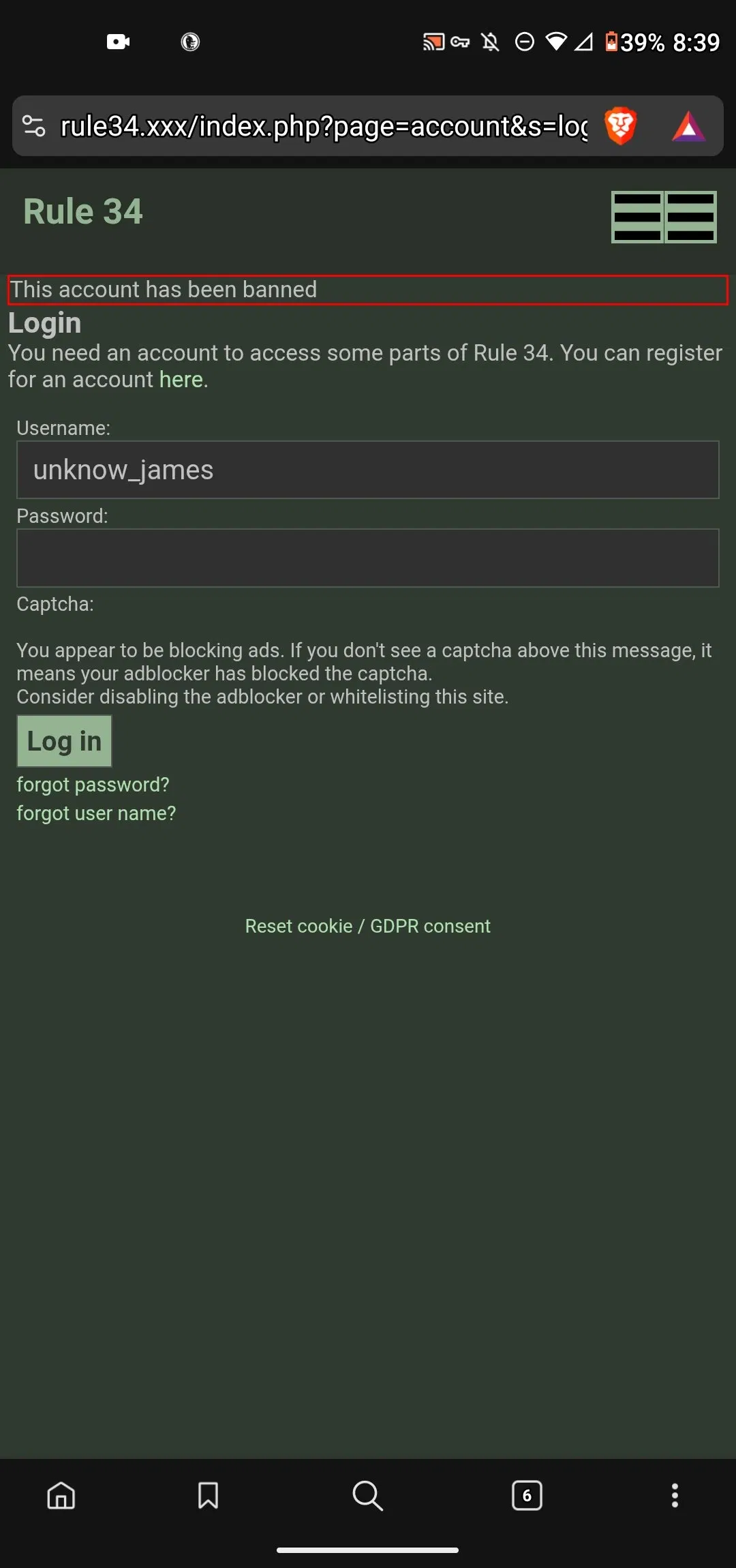 Avatar of MY FUCKING RULE34 ACCOUNT WAS BANNED AND THEY WON'T EVEN TELL ME WHY