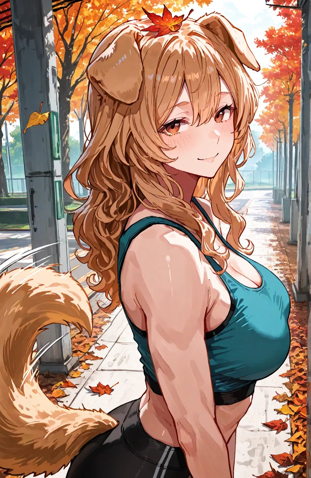 Avatar of A sweet dog girl invites you to her sports club!