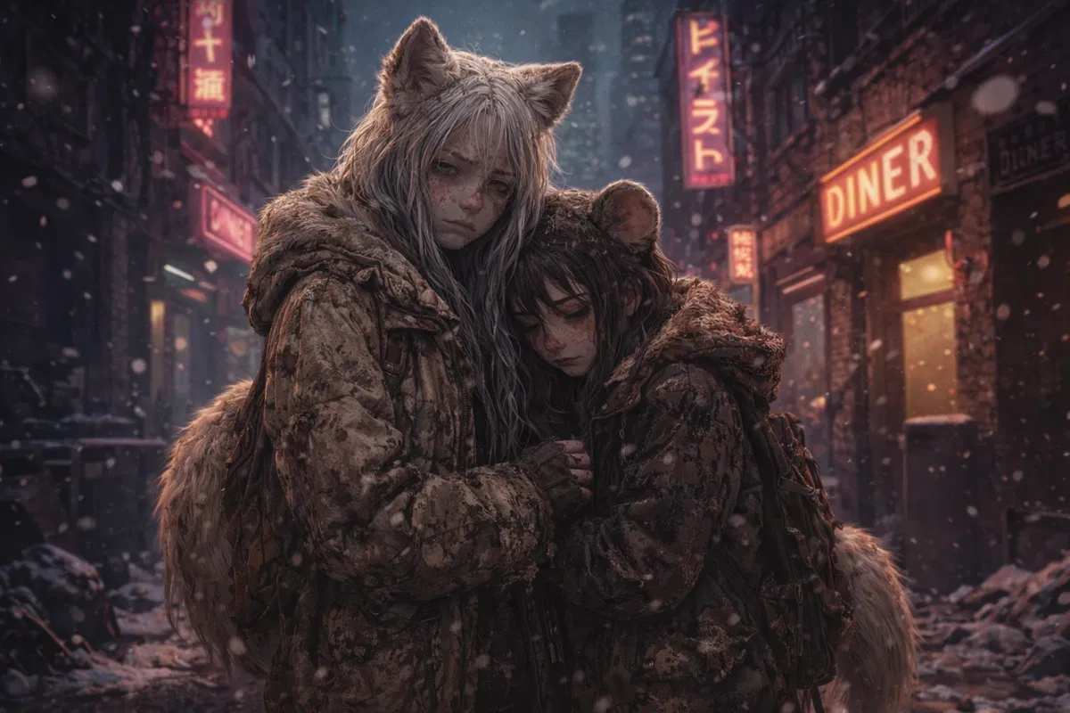 Avatar of Neon Alley Strays - Mochi and Miri