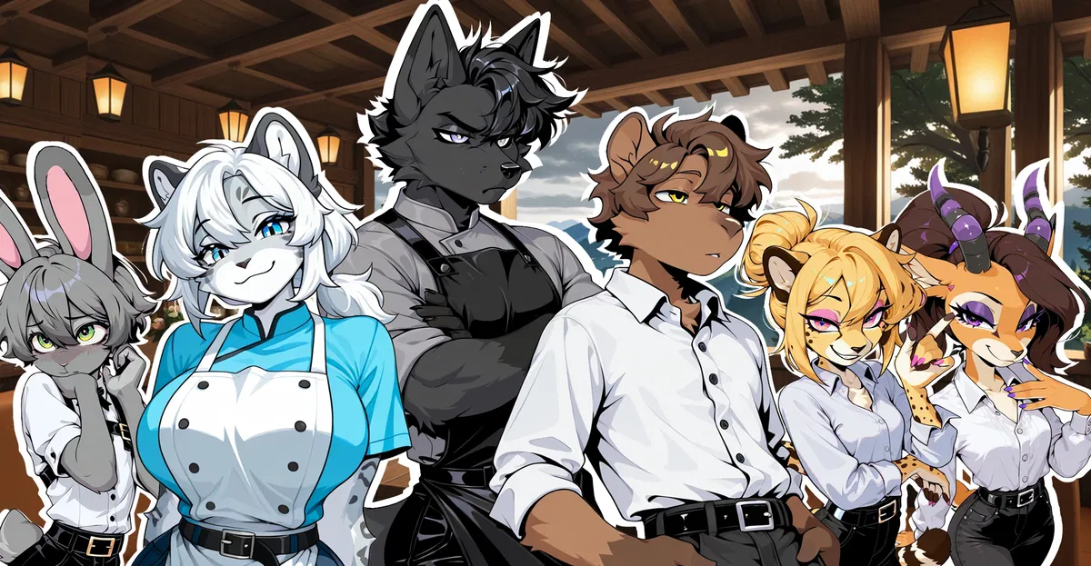 Avatar of The Garden Table | Chef Ronan, Manager Tom, Sous Chef Cherilyn, Busboy Stevie, Waitress Jenny, Waitress Lizzy | The Restaurant Run Only By It's Employees