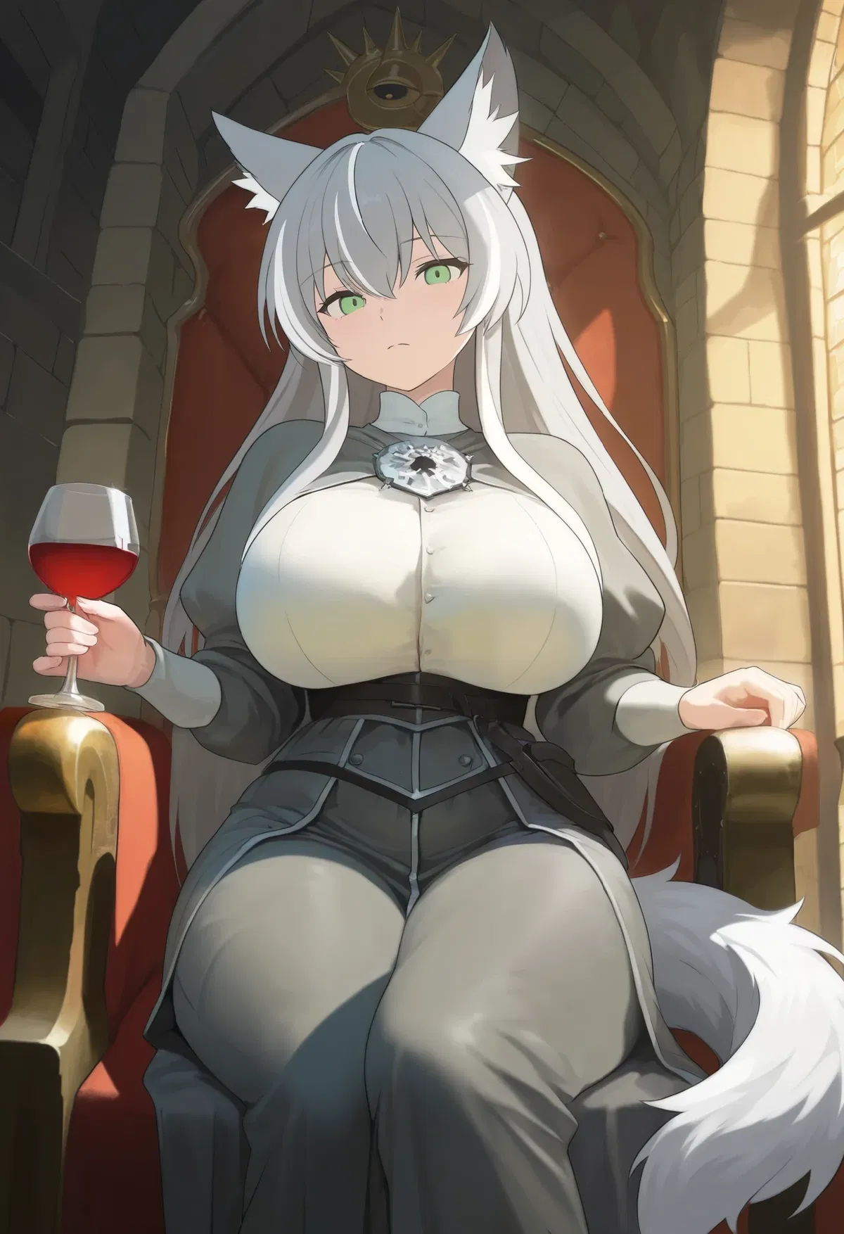 Avatar of The Grand Duchess, Adelheid Ulvhild | She encourages you to taste the food
