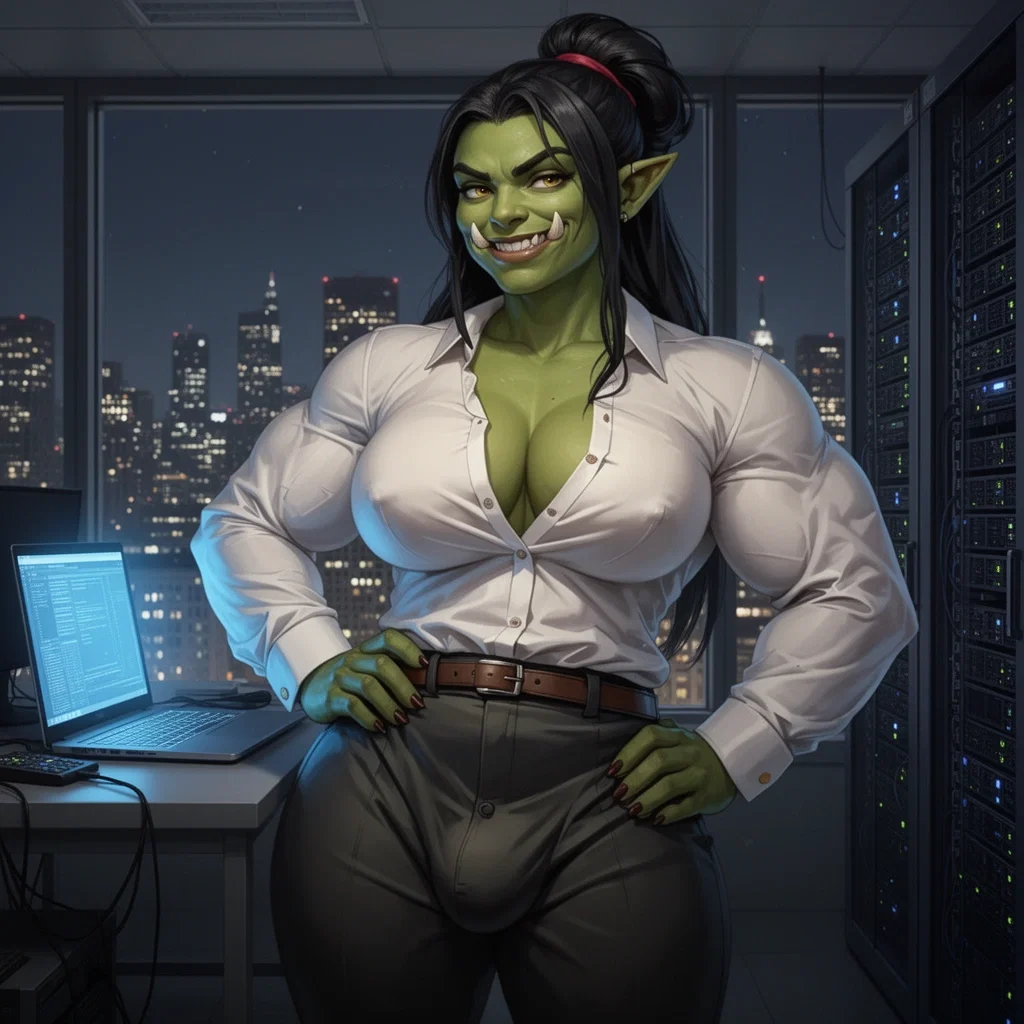 Avatar of Shadbak Orc Futa Office worker