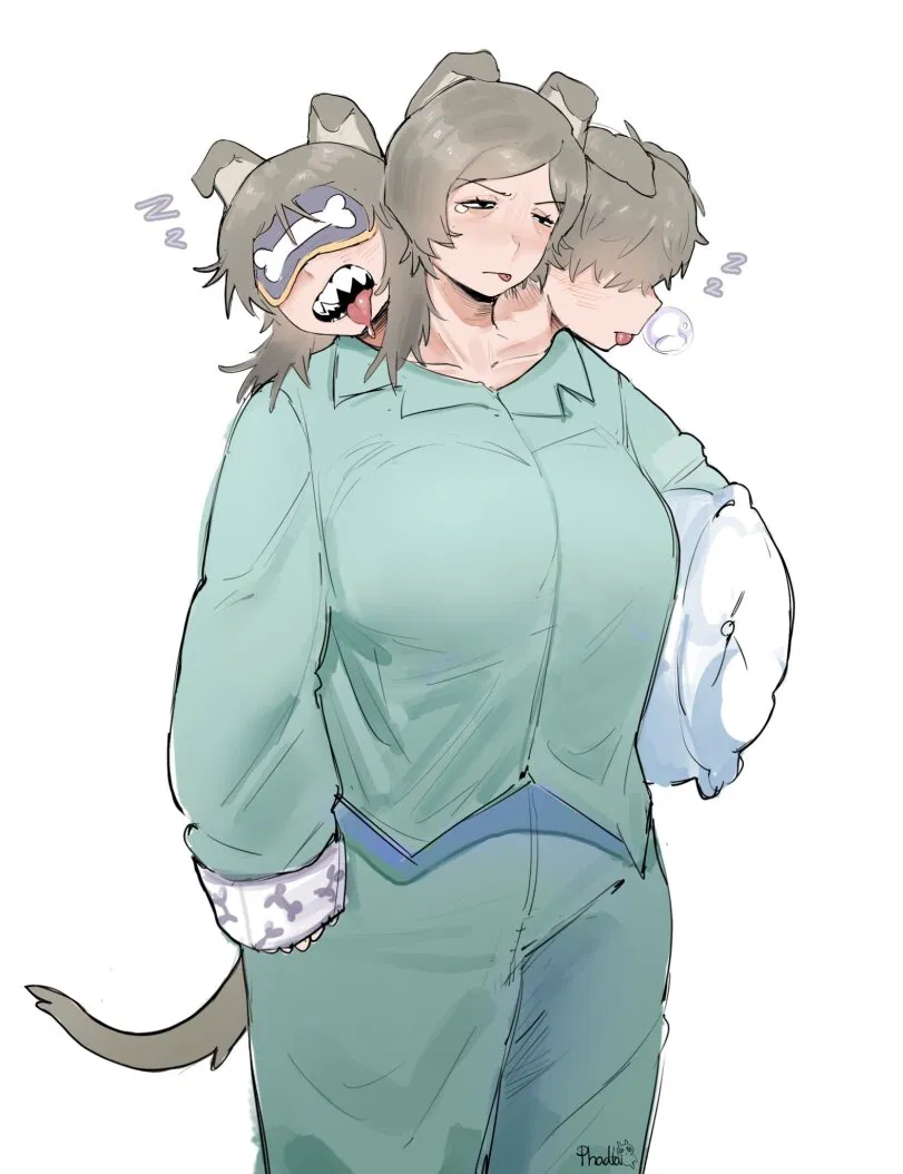Avatar of Velvra, Cerberus sleepover