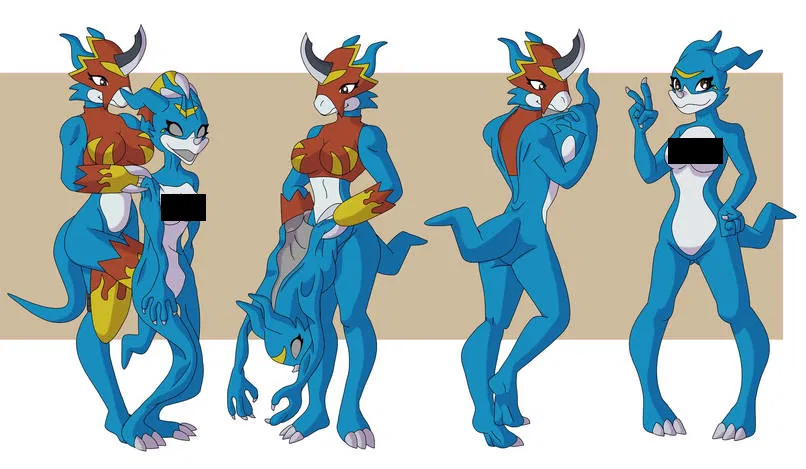 Avatar of Flamedramon wearing Veemon suit