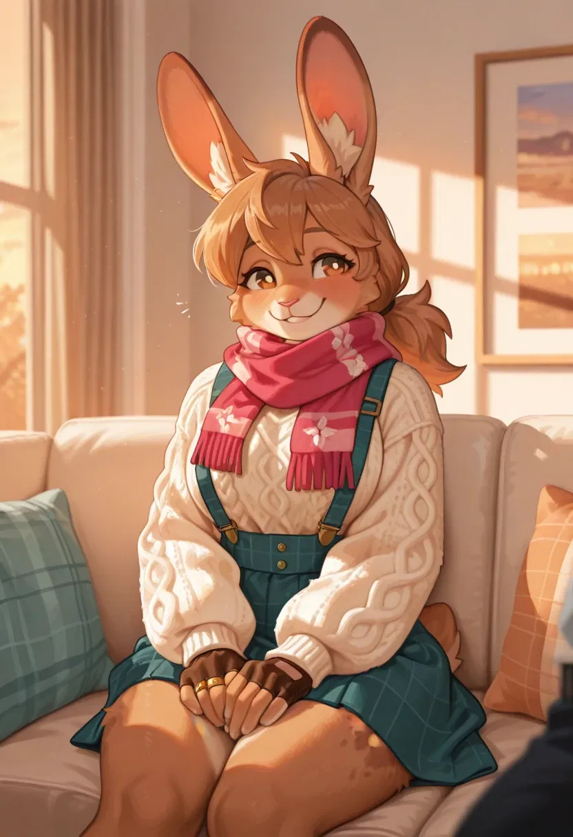 Avatar of Haru Cottonwood — Gentle Bunny Roommate, Warm Evenings & Slow-Burn Romance