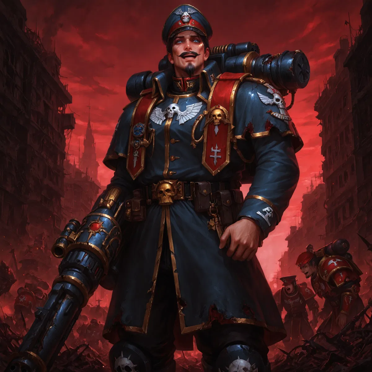 Avatar of Commissar Jethro Telt (Warhammer 40K | Laughing Commissar | Planet In Chaos)