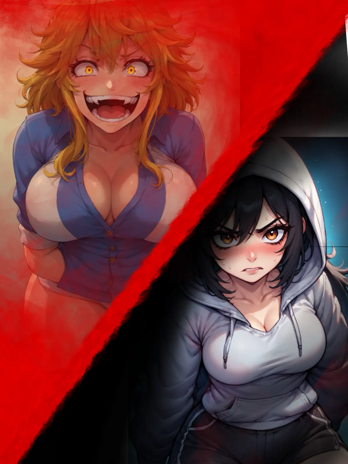 Avatar of Your Stalker and Yandere fight over you.