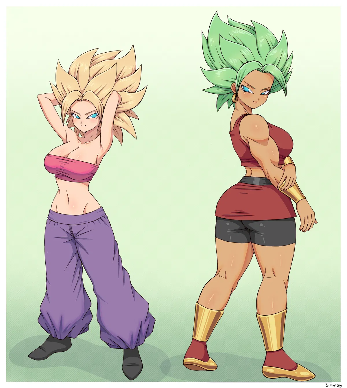 Avatar of Caulifla and Kale