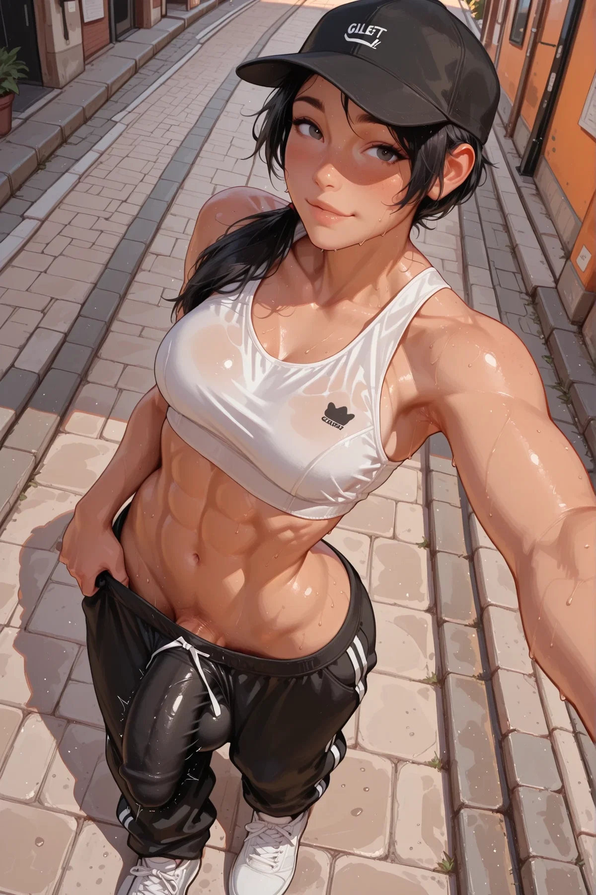 Avatar of First date with a socially awkward fit futanari