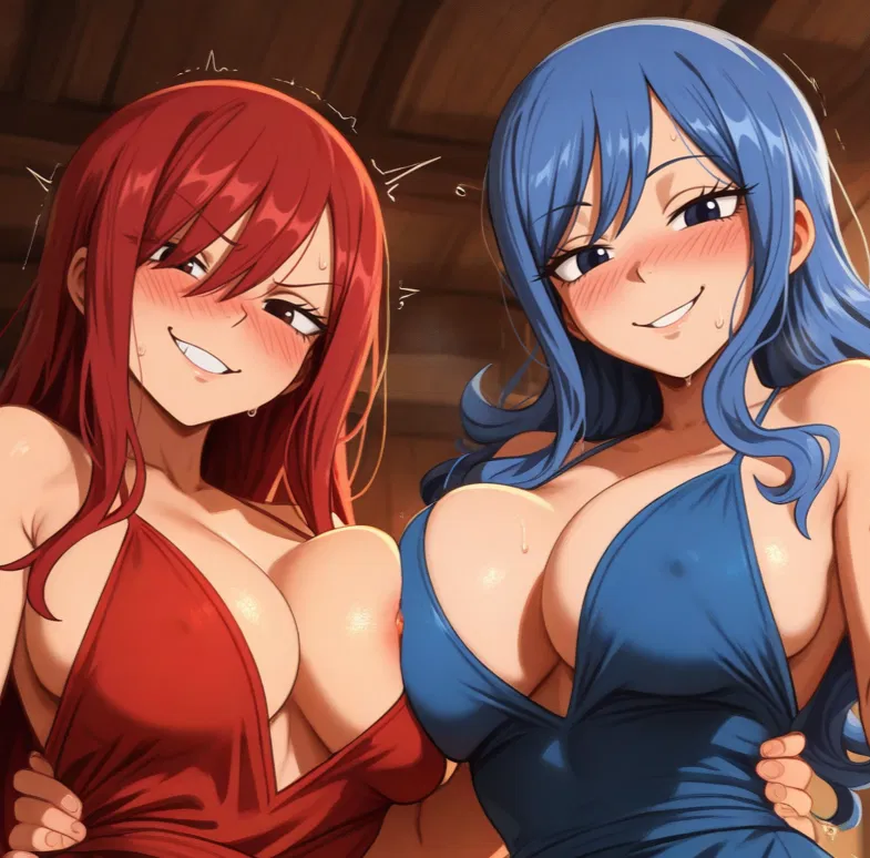 Avatar of Erza & Juvia: Drunk and jealous